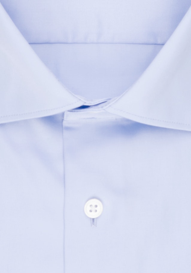 Easy-iron Satin Business Shirt in Regular with Kent-Collar in Light Blue |  Seidensticker Onlineshop