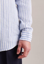 Regular Chemise d'affaires rayures in Bleu Clair |  Seidensticker Onlineshop