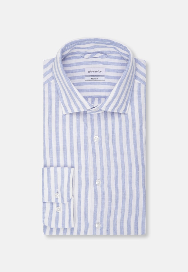 Regular Chemise d'affaires rayures in Bleu Clair |  Seidensticker Onlineshop