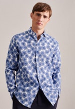 Regular Business Hemd Floral in Hellblau |  Seidensticker Onlineshop