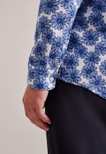 Regular Business Hemd Floral in Hellblau |  Seidensticker Onlineshop