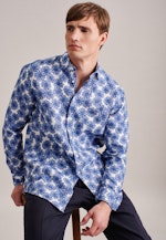 Regular Business Hemd Floral in Hellblau |  Seidensticker Onlineshop