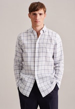 Regular Business Hemd Karo in Braun |  Seidensticker Onlineshop