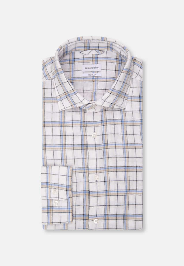 Regular Business Hemd Karo in Braun |  Seidensticker Onlineshop