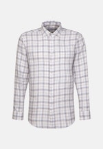 Regular Business Hemd Karo in Braun |  Seidensticker Onlineshop