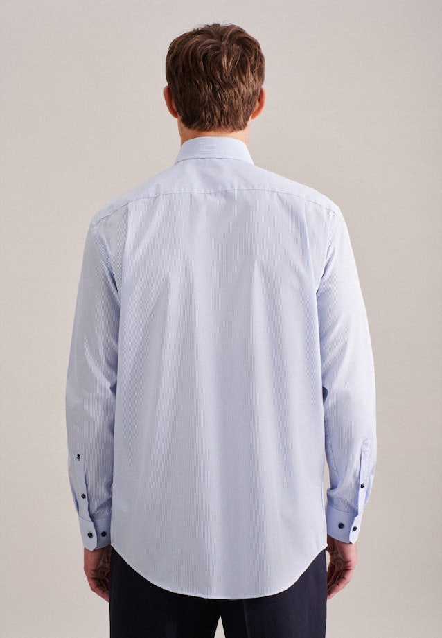 Regular Chemise d'affaires rayures in Bleu Clair |  Seidensticker Onlineshop
