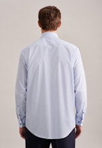 Regular Chemise d'affaires rayures in Bleu Clair |  Seidensticker Onlineshop