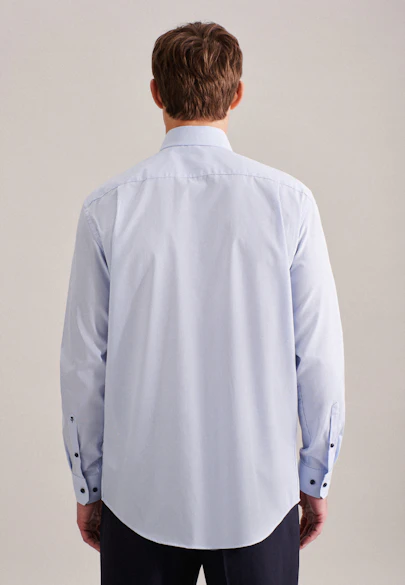Regular Business shirt Stripe in Light Blue |  Seidensticker Onlineshop