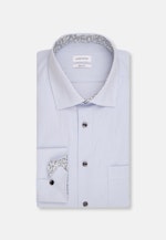 Regular Chemise d'affaires rayures in Bleu Clair |  Seidensticker Onlineshop