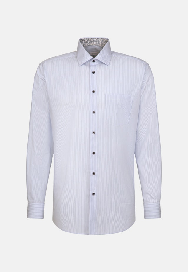 Regular Chemise d'affaires rayures in Bleu Clair |  Seidensticker Onlineshop