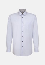 Regular Chemise d'affaires rayures in Bleu Clair |  Seidensticker Onlineshop