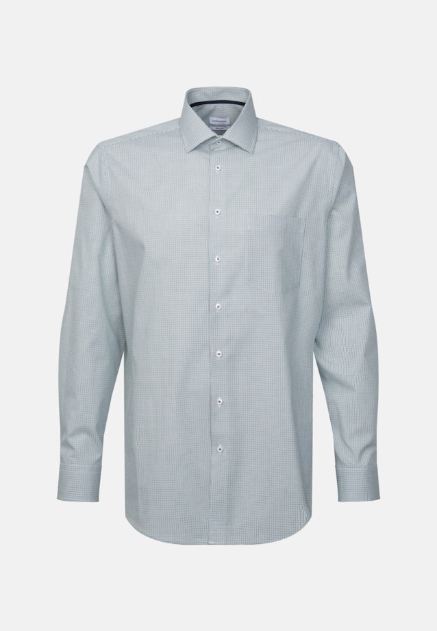 Regular Business Hemd Karo in Grün |  Seidensticker Onlineshop