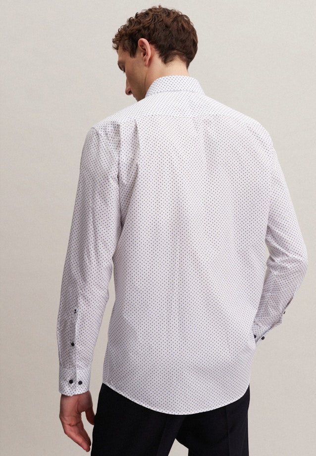 Regular Chemise d'affaires Imprimé in Bleu Clair |  Seidensticker Onlineshop