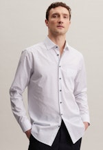 Regular Chemise d'affaires Imprimé in Bleu Clair |  Seidensticker Onlineshop