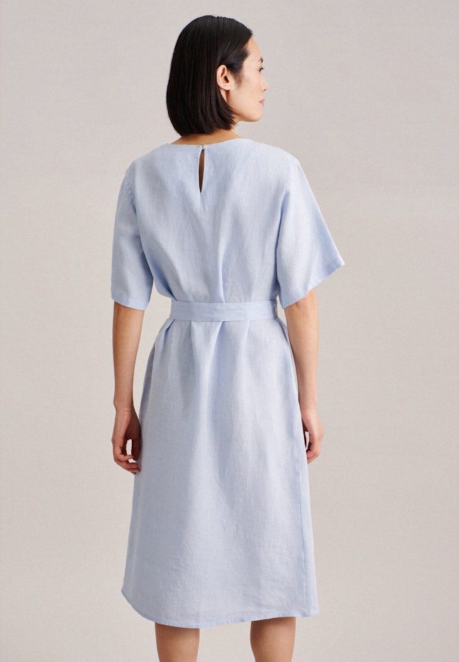 Crew Neck Dress in Light Blue | Seidensticker Onlineshop