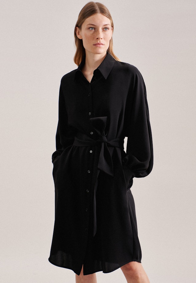Robe Oversized Manche Longue in Noir |  Seidensticker Onlineshop