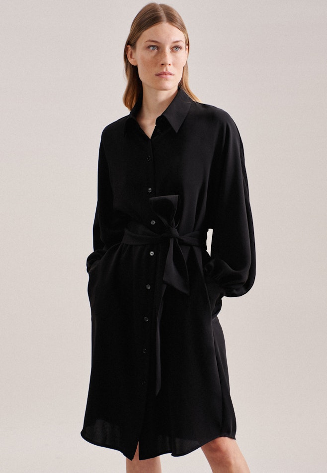 Robe Oversized Manche Longue dans Noir | Boutique en ligne Seidensticker