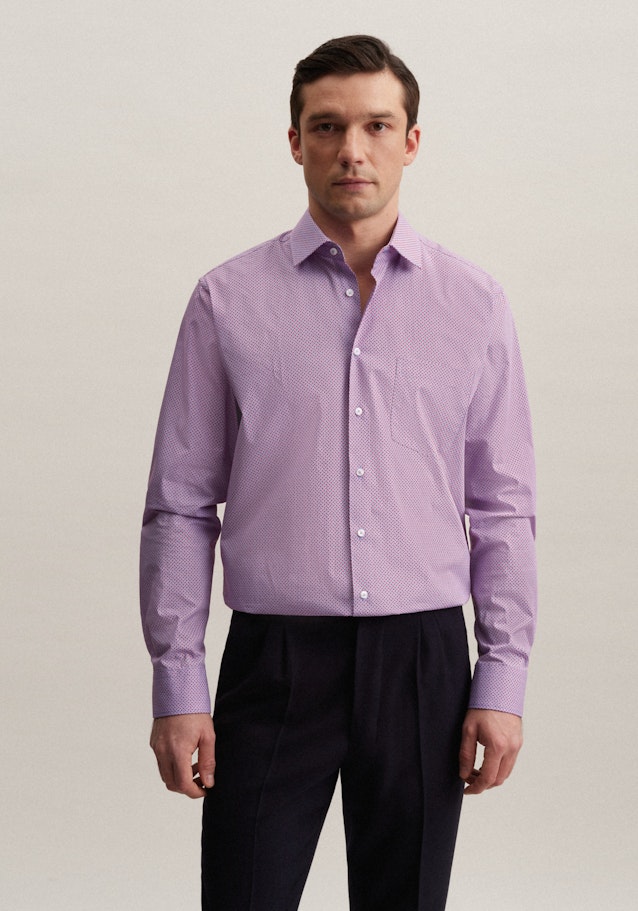 Business Shirt in Comfort with Kent-Collar in Red | Seidensticker Onlineshop