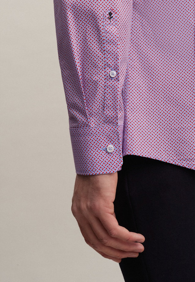Comfort Business shirt Print in Red |  Seidensticker Onlineshop