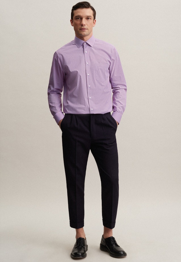 Comfort Business shirt Print in Red |  Seidensticker Onlineshop