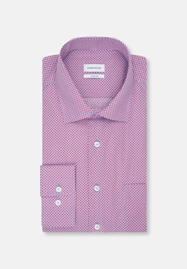 Comfort Business shirt Print in Red |  Seidensticker Onlineshop