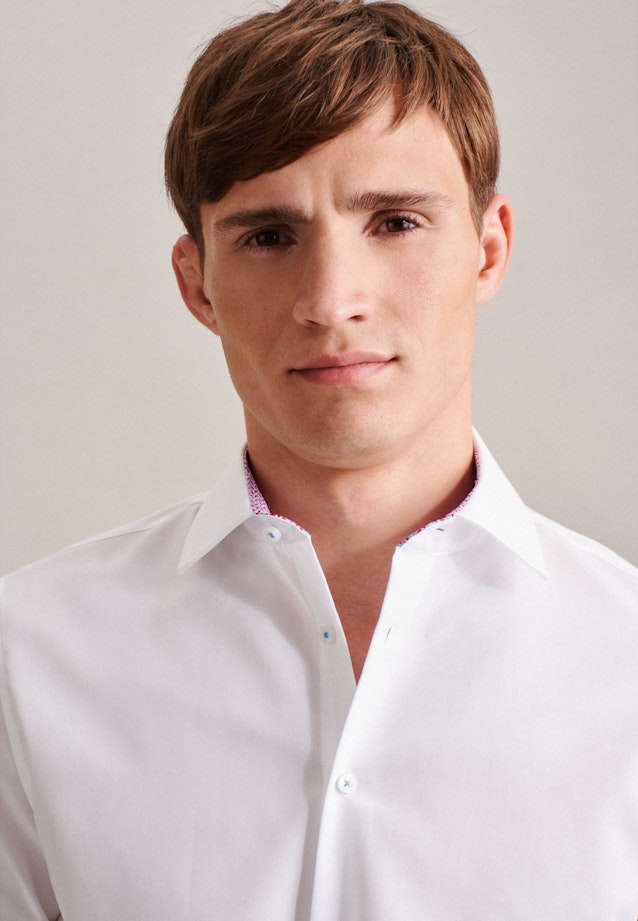Shaped Chemise d'affaires Uni in Blanc |  Seidensticker Onlineshop