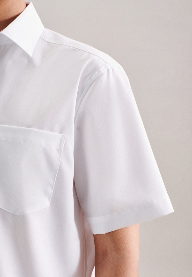 Regular Business Hemd Uni in Weiß |  Seidensticker Onlineshop