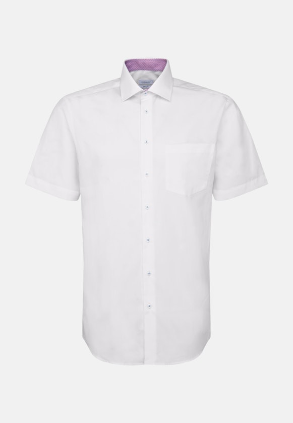 Regular Business Hemd Uni in Weiß |  Seidensticker Onlineshop