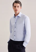 Slim Chemise d'affaires rayures in Bleu Clair |  Seidensticker Onlineshop
