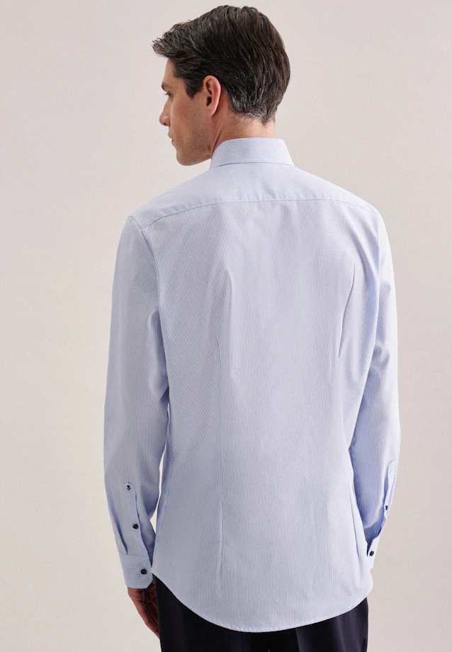 Slim Chemise d'affaires rayures in Bleu Clair |  Seidensticker Onlineshop