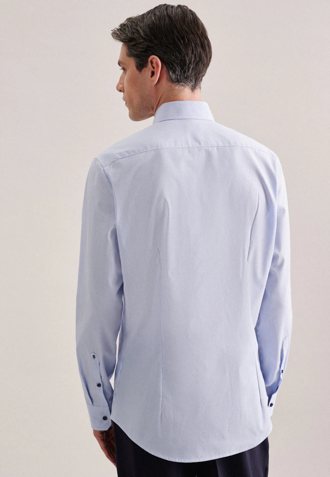 Slim Chemise d'affaires rayures dans Bleu Clair | Boutique en ligne Seidensticker