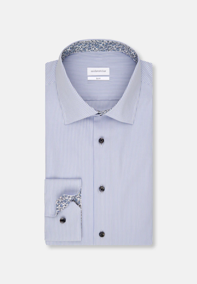 Slim Chemise d'affaires rayures dans Bleu Clair | Boutique en ligne Seidensticker