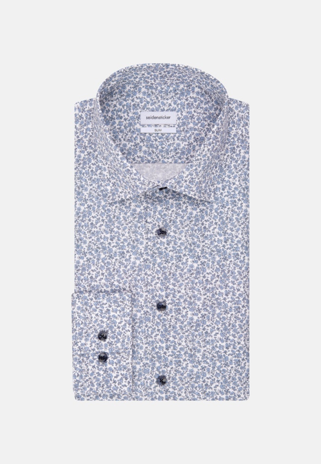 Slim Chemise Business Imprimé dans Bleu Clair | Boutique en ligne Seidensticker