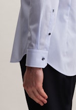 Non-iron Poplin Business Shirt in Shaped with Kent-Collar in Light Blue |  Seidensticker Onlineshop