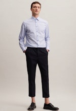 Non-iron Poplin Business Shirt in Shaped with Kent-Collar in Light Blue |  Seidensticker Onlineshop