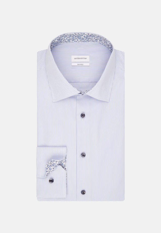 Shaped Chemise d'affaires rayures in Bleu Clair |  Seidensticker Onlineshop