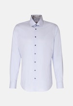 Non-iron Poplin Business Shirt in Shaped with Kent-Collar in Light Blue |  Seidensticker Onlineshop