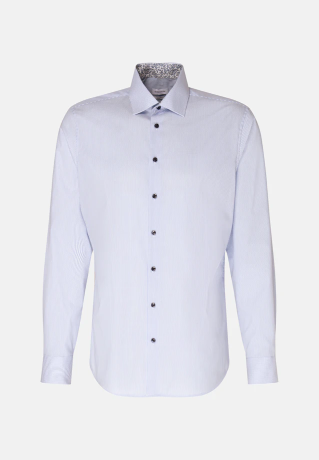 Shaped Chemise d'affaires rayures in Bleu Clair |  Seidensticker Onlineshop