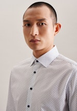 Shaped Chemise d'affaires Imprimé in Bleu Clair |  Seidensticker Onlineshop