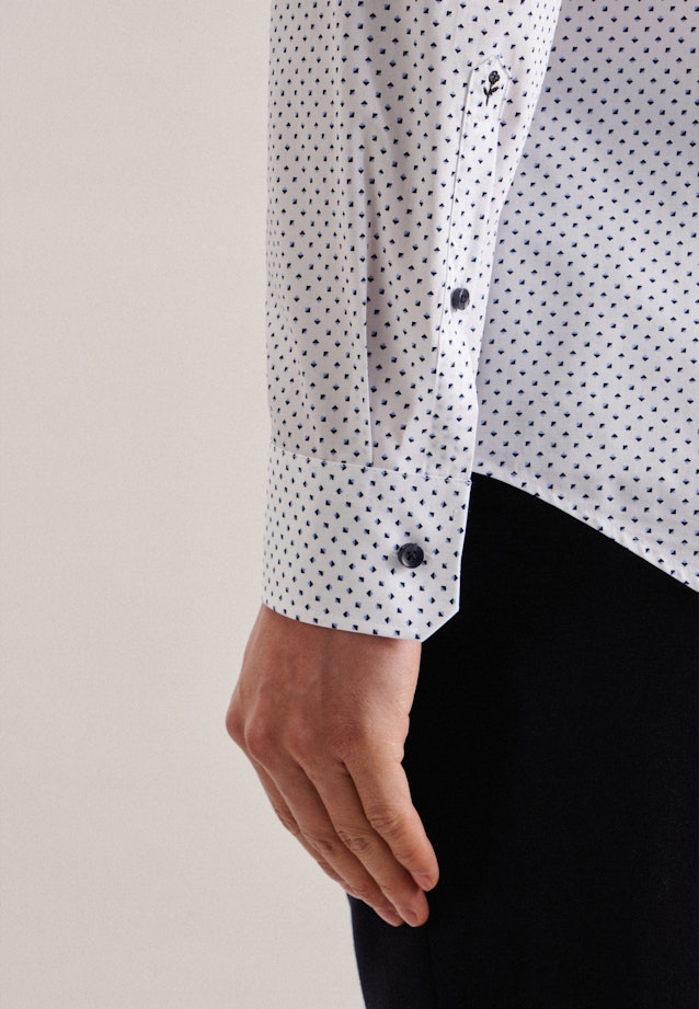 Shaped Chemise d'affaires Imprimé in Bleu Clair |  Seidensticker Onlineshop