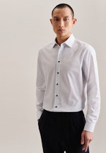 Shaped Chemise d'affaires Imprimé in Bleu Clair |  Seidensticker Onlineshop