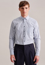 Regular Business Hemd Floral in Hellblau |  Seidensticker Onlineshop