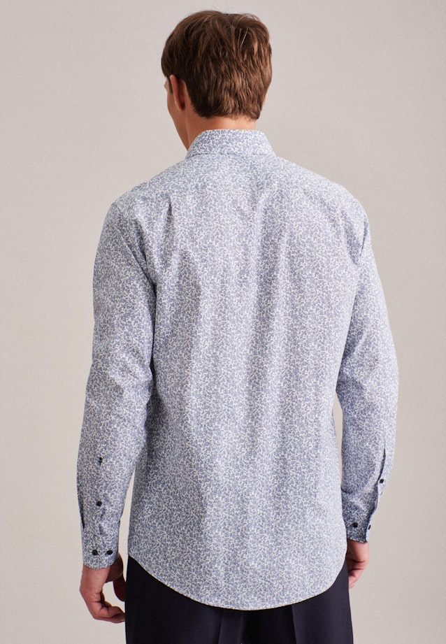 Regular Business Hemd Floral in Hellblau |  Seidensticker Onlineshop