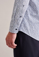 Regular Business Hemd Floral in Hellblau |  Seidensticker Onlineshop