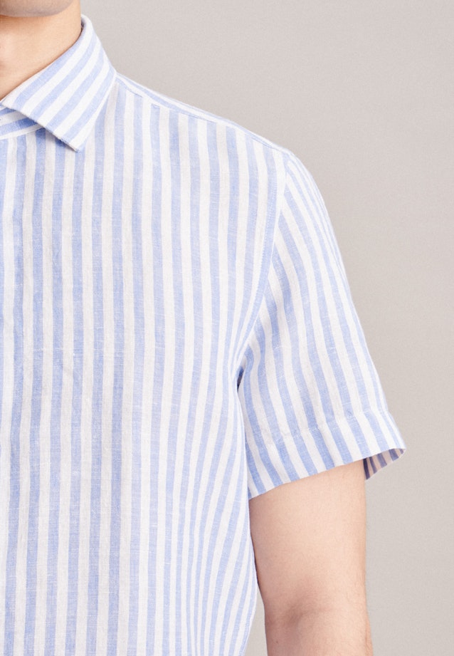Shaped Chemise d'affaires rayures in Bleu Clair |  Seidensticker Onlineshop