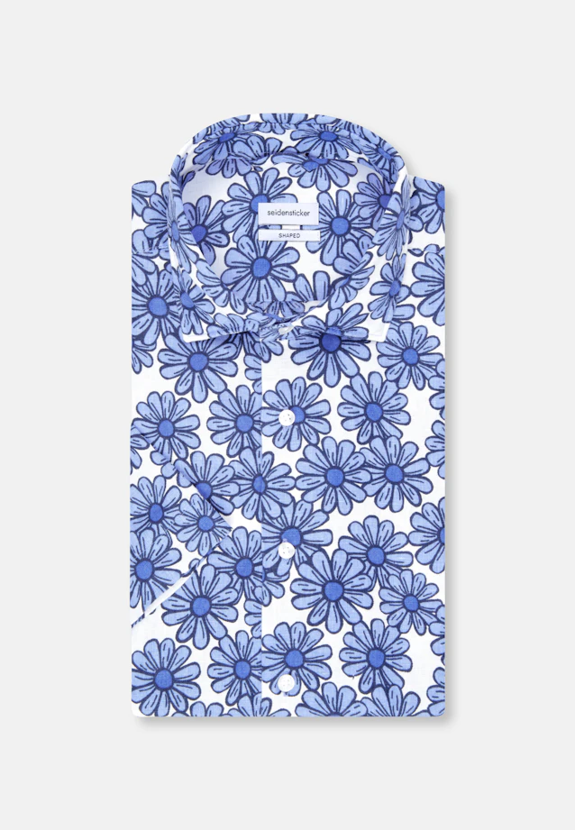 Shaped Chemise d'affaires Imprimé in Bleu Clair |  Seidensticker Onlineshop