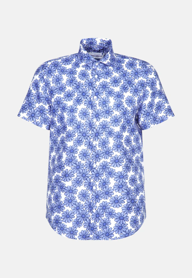 Shaped Chemise d'affaires Imprimé in Bleu Clair |  Seidensticker Onlineshop