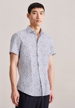 Shaped Business shirt Print in Brown |  Seidensticker Onlineshop