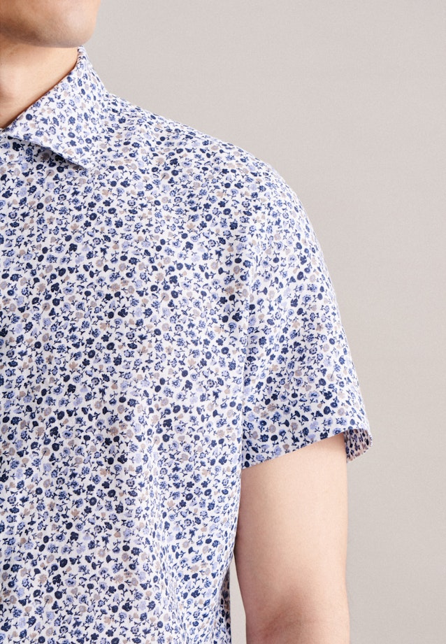 Shaped Business shirt Print in Brown |  Seidensticker Onlineshop