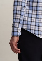 X-Slim Business Hemd Karo in Dunkelblau |  Seidensticker Onlineshop